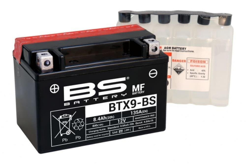 Аккумулятор BS battery BTX9-BS