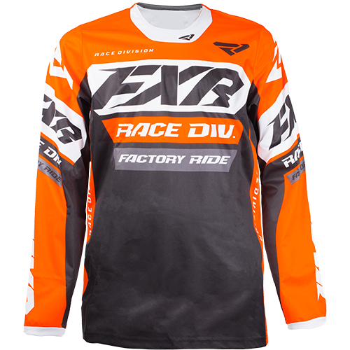 FXR Джерси Cold Cross RR Jersey Char/Orange/Grey (XL)