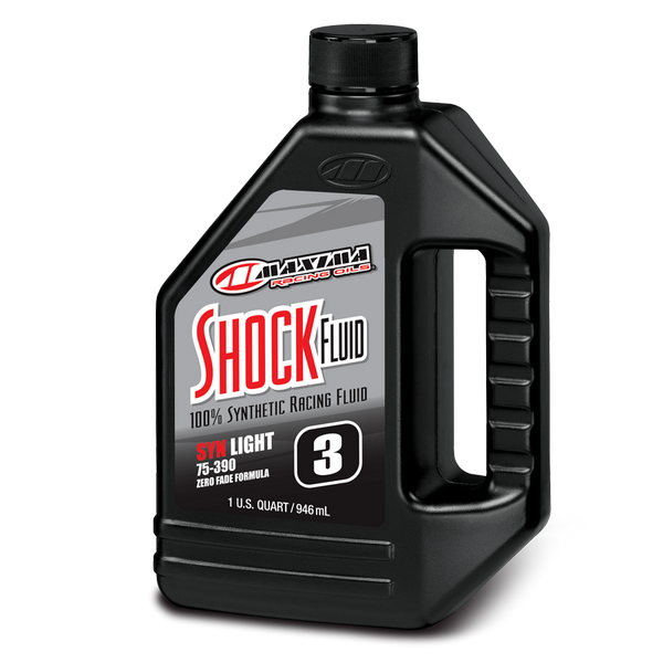 MAXIMA масло амортизаторное SYNTHETIC Racing Shock fluid SYN light 75-390 3wt 946ml