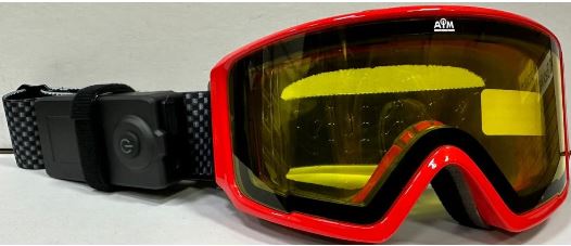 AIM Очки кроссовые с подогревом (Red)