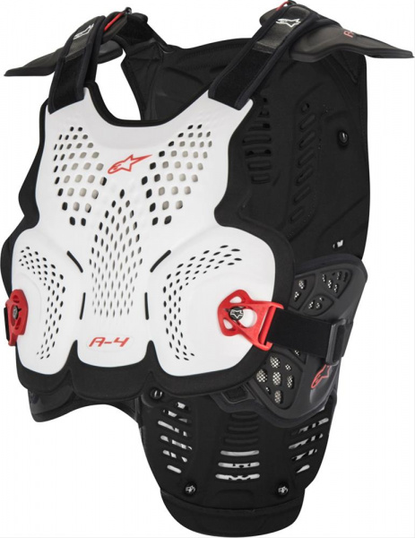AlpineStars Защита А-4 FULL CHEST PRO (бело-черно-красный XL/2XL)