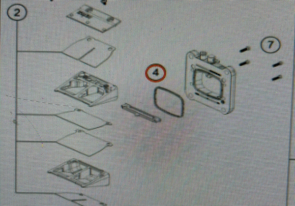 54830153050 КТМ Уплотнение лепесткового клапана GASKET SUPPORTING PLATE