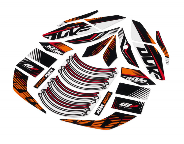 90608999000 KTM Набор наклеек RACELINE STICKER KIT 125/200 DUKE