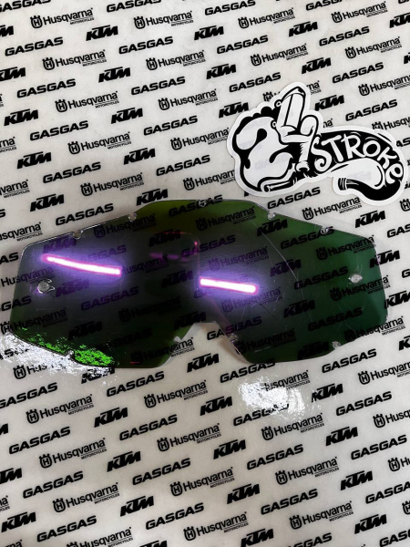 100% Линза для очков Racecraft/Accuri/Strata Anti-fog Mirror Pink/Smoke