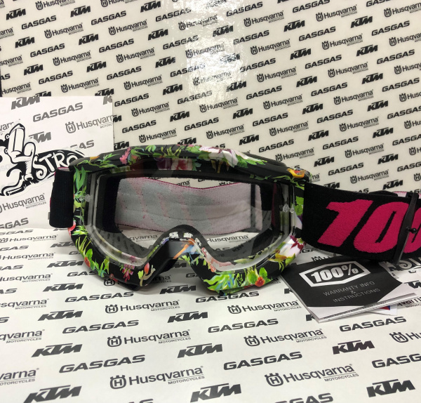 100% Очки Accuri Chapter / Mirror Green Lens (в цветочек)