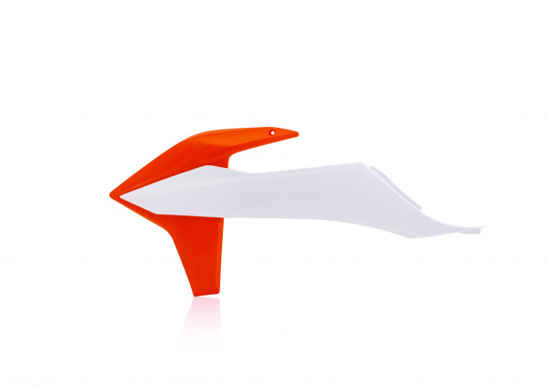 ACERBIS Пластик радиатора SX19- EXC20- (orange/white) 0023500.485