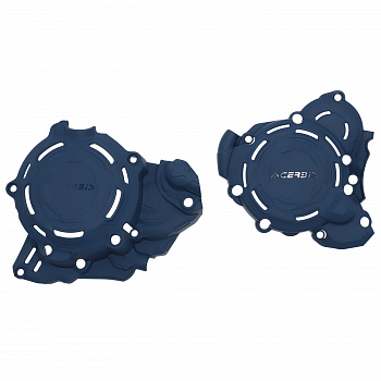 ACERBIS X-POWER KIT Защита крышек сцепления/зажигания (EXC/EC/TE 250/300 24-) blue
