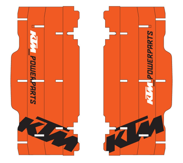 KTM Наклейки на защиту радиатора