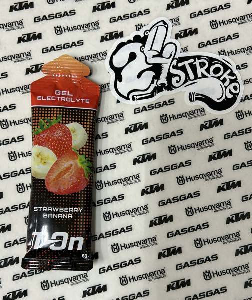T-ON Углеводный гель «ELECTROLYTE GEL» со вкусом КЛУБНИКА-БАНАН 60г