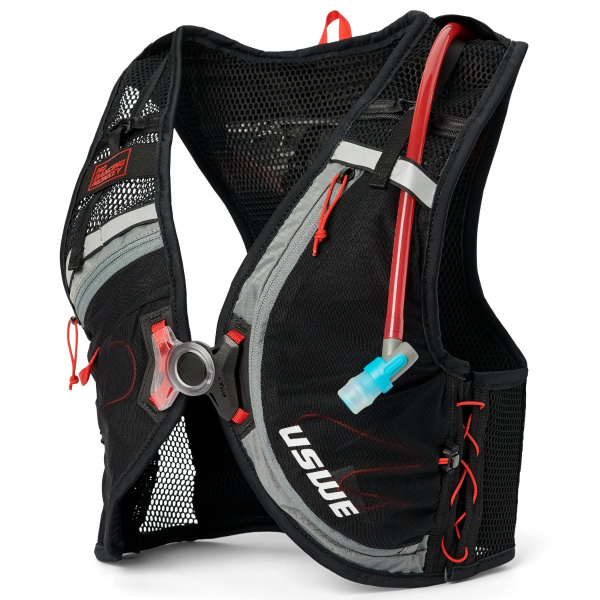 Жилет-гидропак (рюкзак) USWE Rush 8L MTB Hydration Vest (2L), Black/Grey L