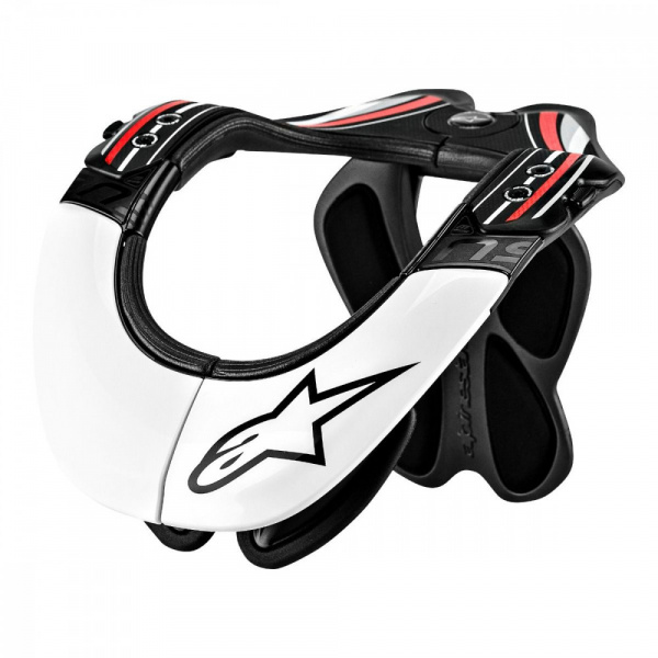 Alpinestars Защита шеи BNS PRO (Черно-бело-красный) L/XL