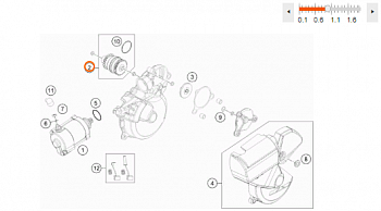 55140026400 КТМ Бендикс Freeride 250R