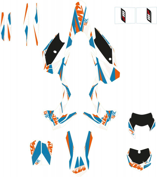 KTM Графика GRAPHIC KIT GRAVITY FX 2014