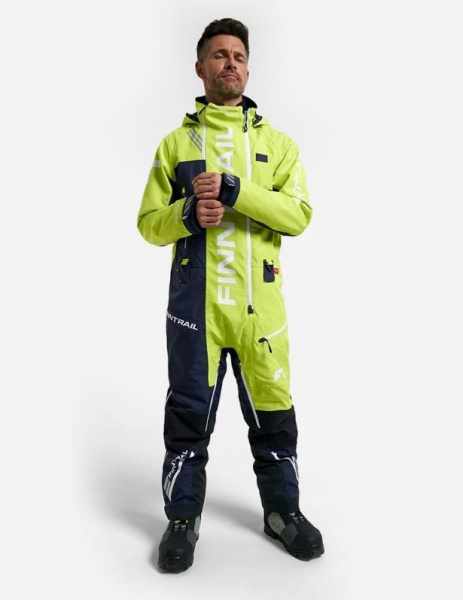 FINNTRAIL Комбинезон Backcountry Darkgreylime (XL)