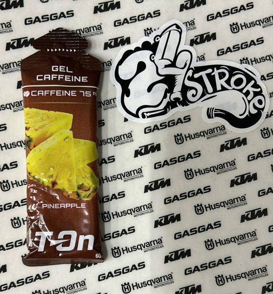T-ON Углеводный гель «CAFFEINE GEL» со вкусом АНАНАСА 60г