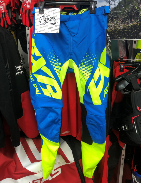 FXR Штаны Clutch MX Pants Blue/HiVis (32)