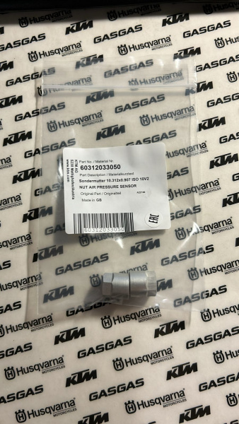 60312033050 KTM Гайка ниппеля колеса Adventure NUT AIR PRESSURE SENSOR