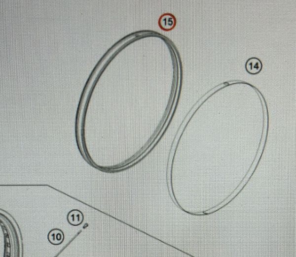 60309177000 KTM Уплотнение обода колеса Adventure GASKET RUBBER 2.5X21