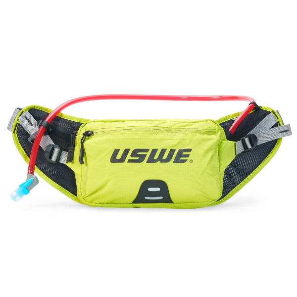 Сумка на пояс-гидропак USWE ZULO 2L Hydration Waist Pack (1L), Crazy Yellow